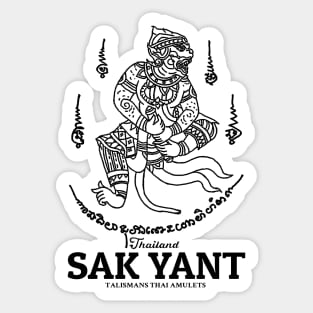 Muay Thai Sak Yant Hanuman Sticker